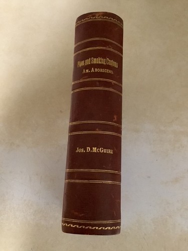 Indian artifact book - book, 1897